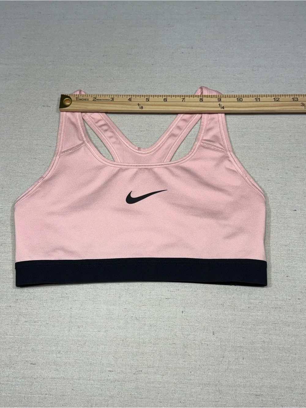 Nike Women’s Light Pink Dri-FIT Sports Bra - Size Small